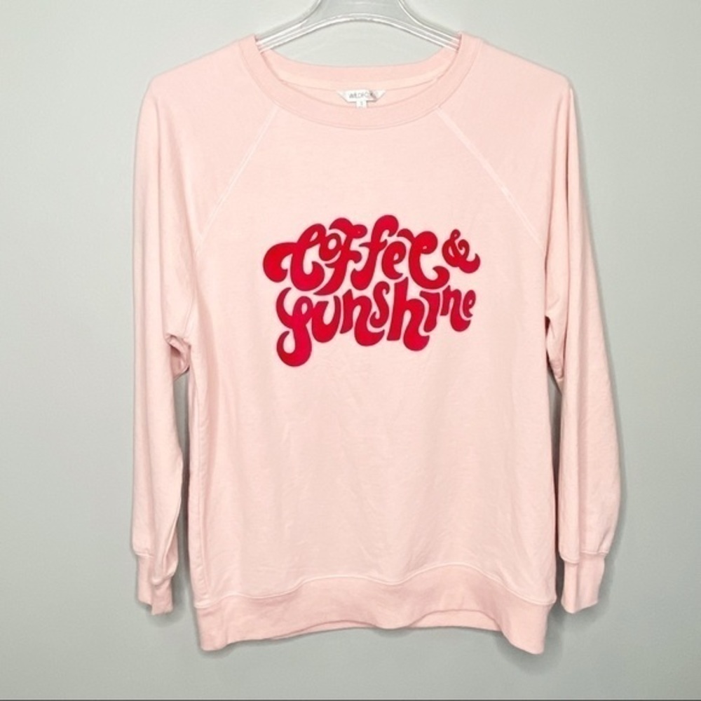Wildfox Coffee and Sunshine Oversized Sweatshirt